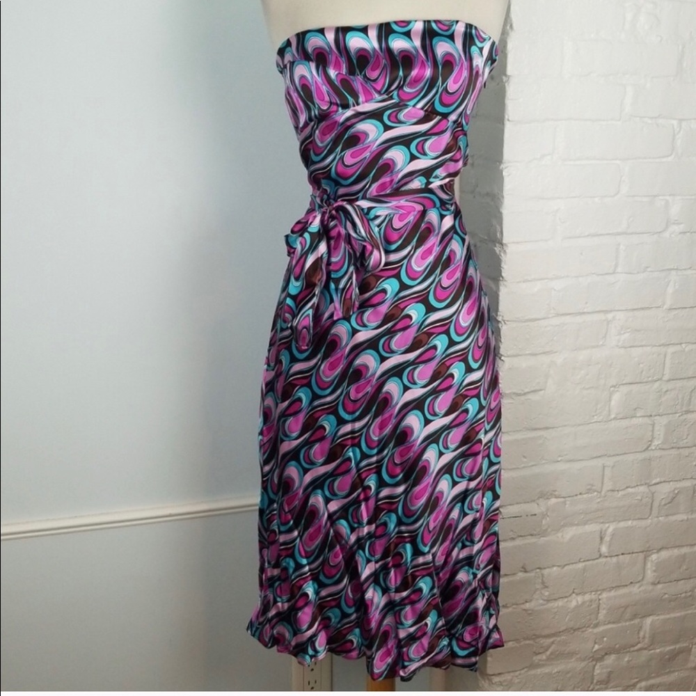 LAUNDRY BY SHELLY SEGAL SILK DRESS